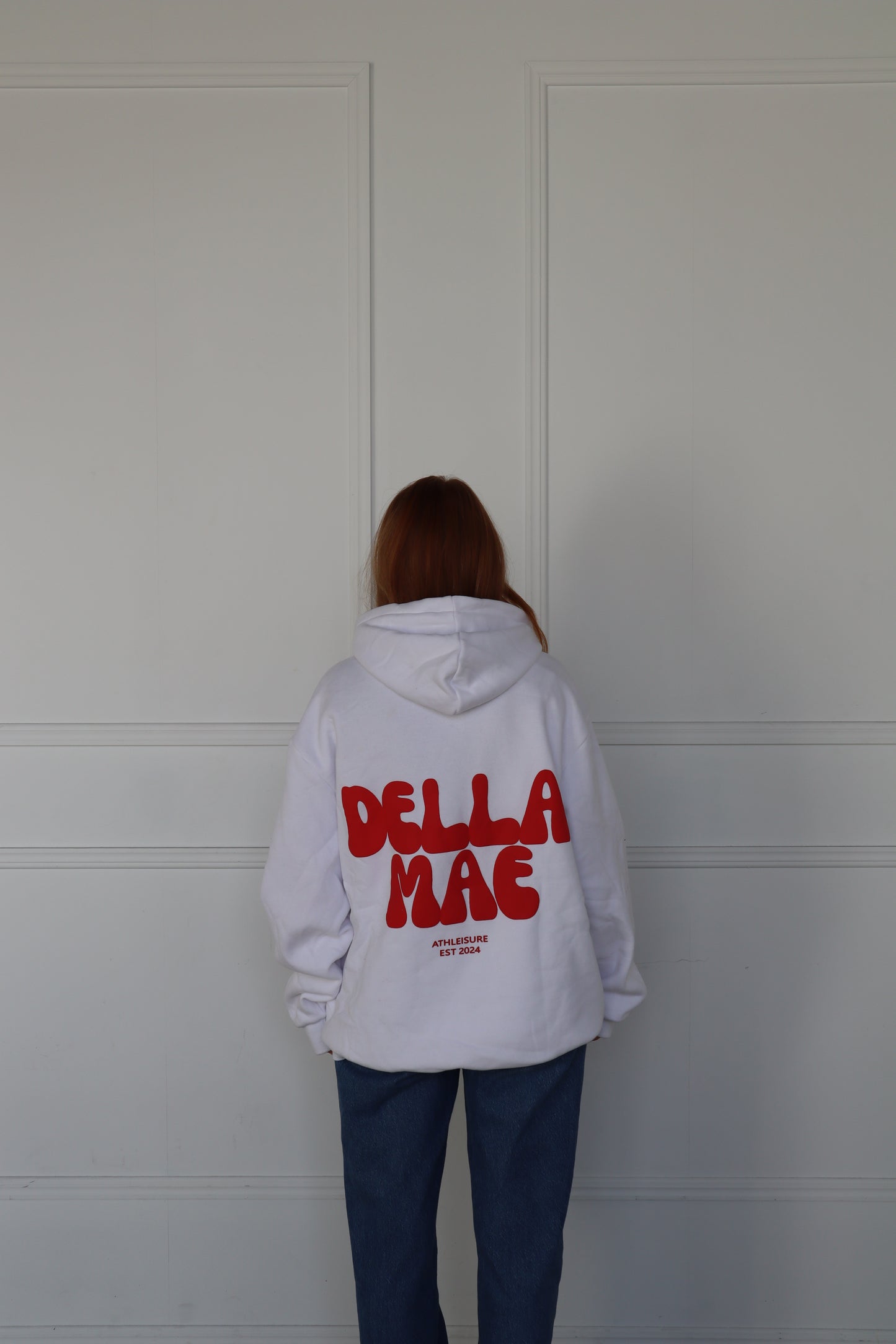 WHITE PUFF HOODIE