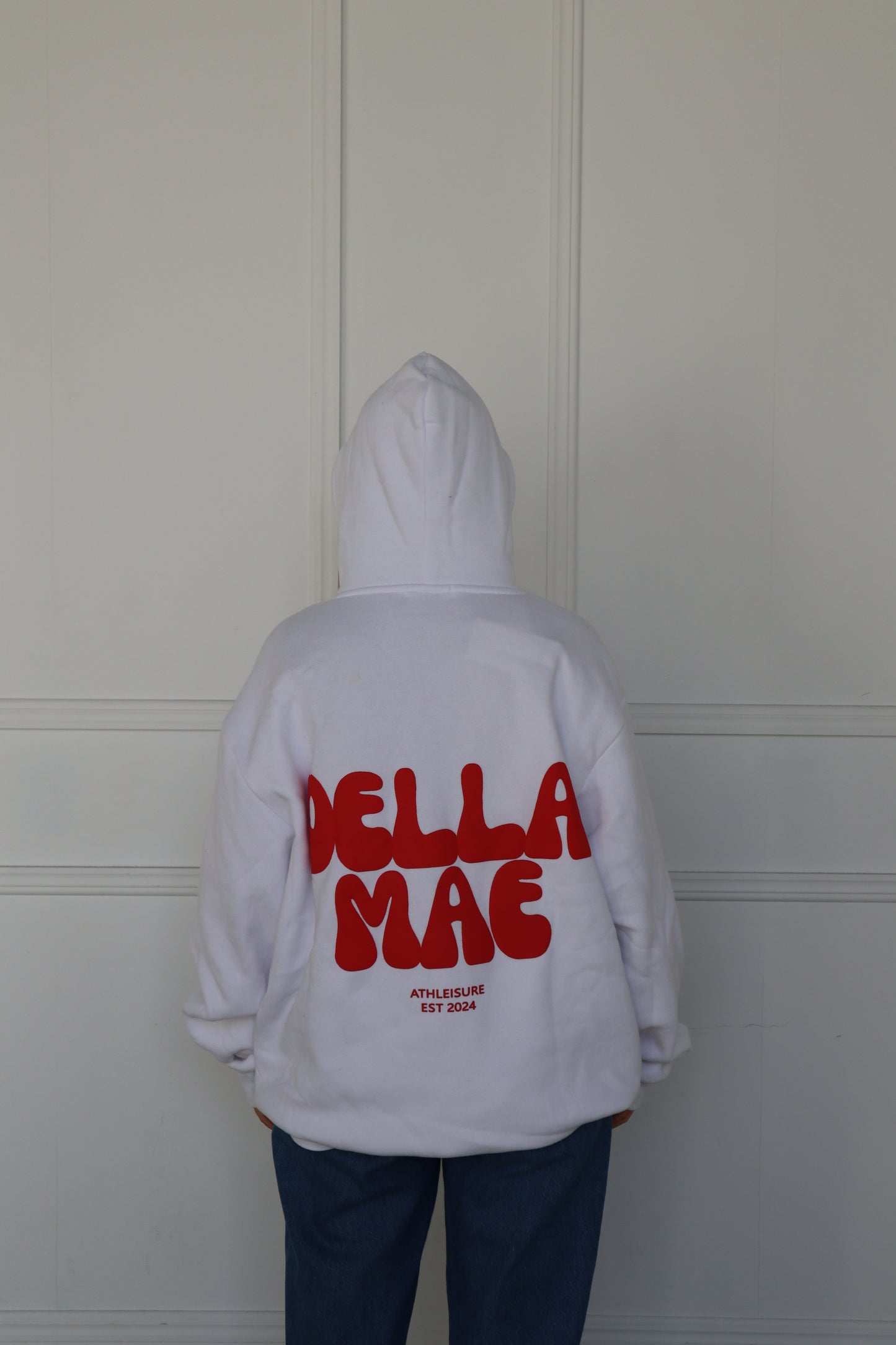 WHITE PUFF HOODIE
